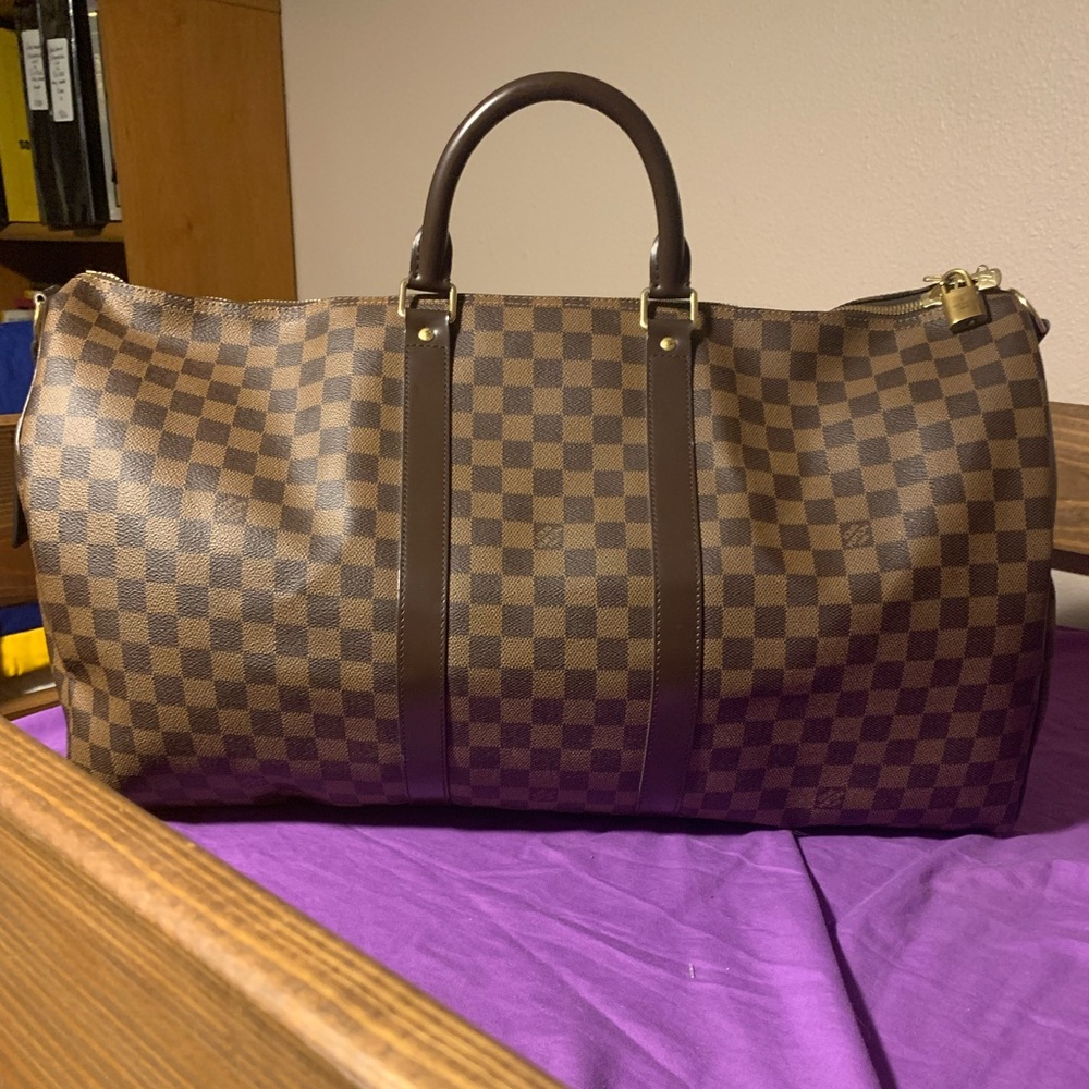 Louis Vuitton 55’ Keepall Damier Travel Bag